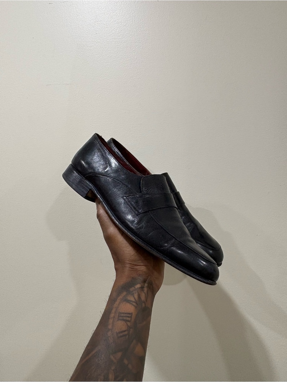 Vintage Leather Penny Loafers